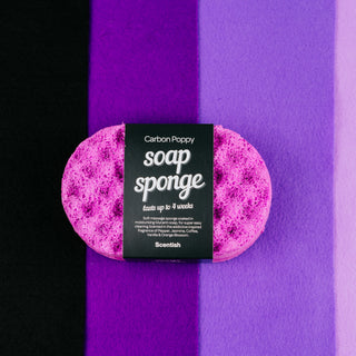 Carbon Poppy Soap Sponge