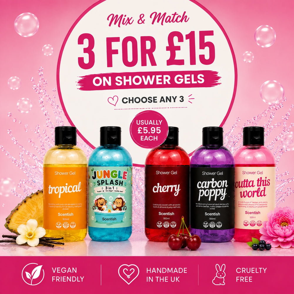 3 For £15 On Shower Gel