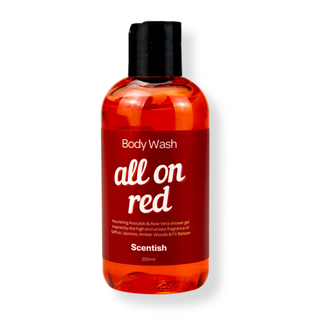 All On Red Shower Gel