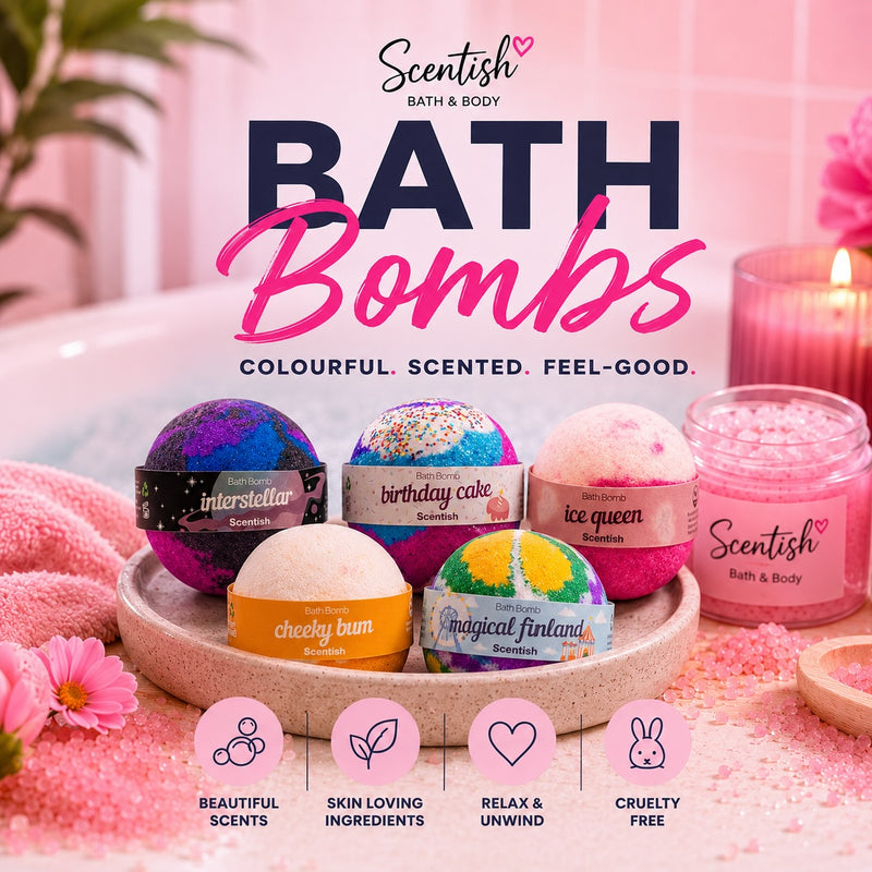 3 FOR £10 ON SELECTED BATH BOMBS