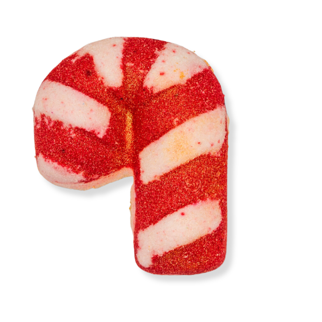 Candy Cane Bath Bomb