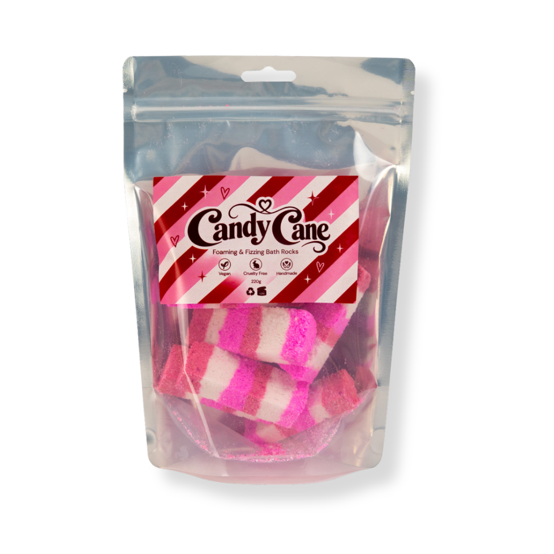 Candy Cane Bath Rocks
