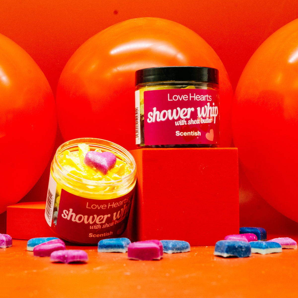 Love Hearts Whipped Soap