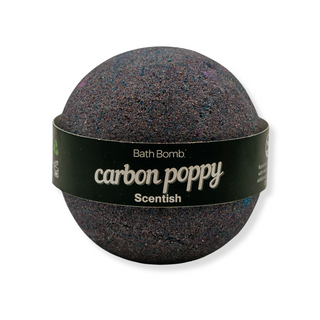 Carbon Poppy Bath Bomb - Black Opium Inspired