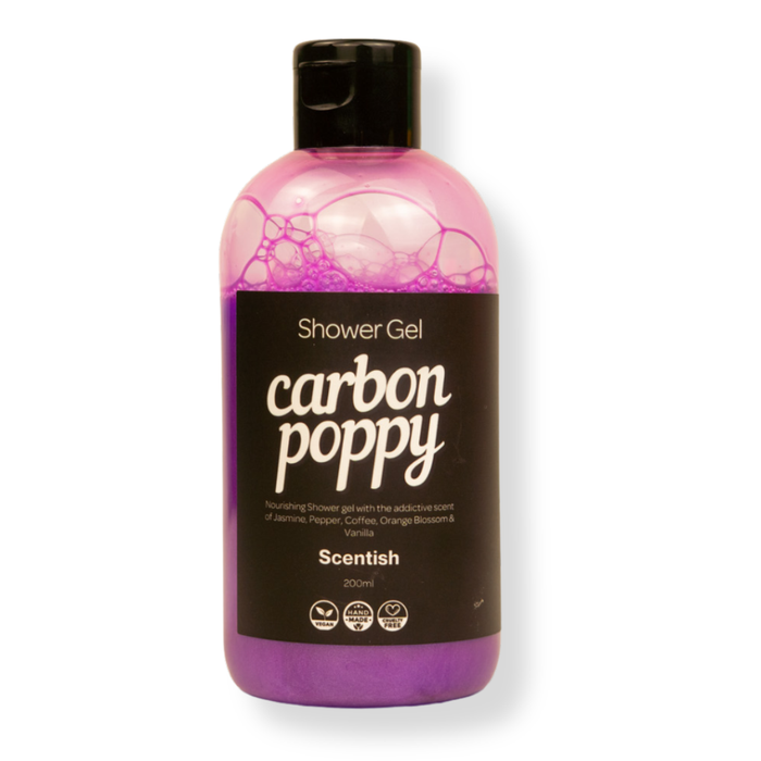 Carbon Poppy Shower Gel