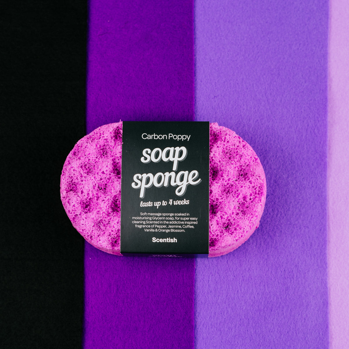 Carbon Poppy Soap Sponge