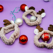 Fluffy Reindeer Headband