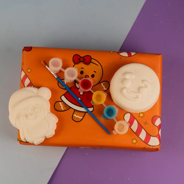 Gingerbread Man And Penguin Paint Your Own Kit