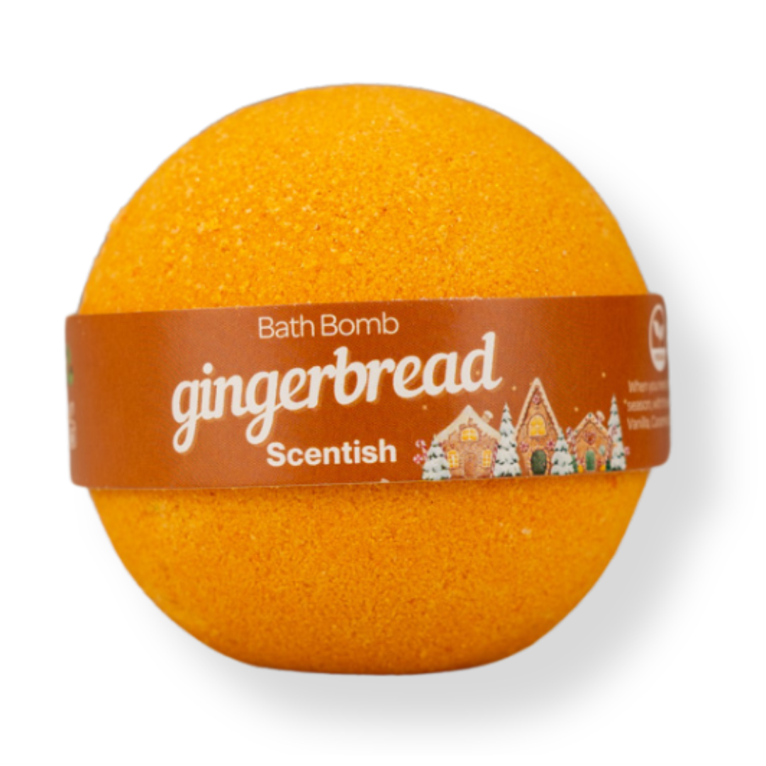 Gingerbread Round Bath Bomb