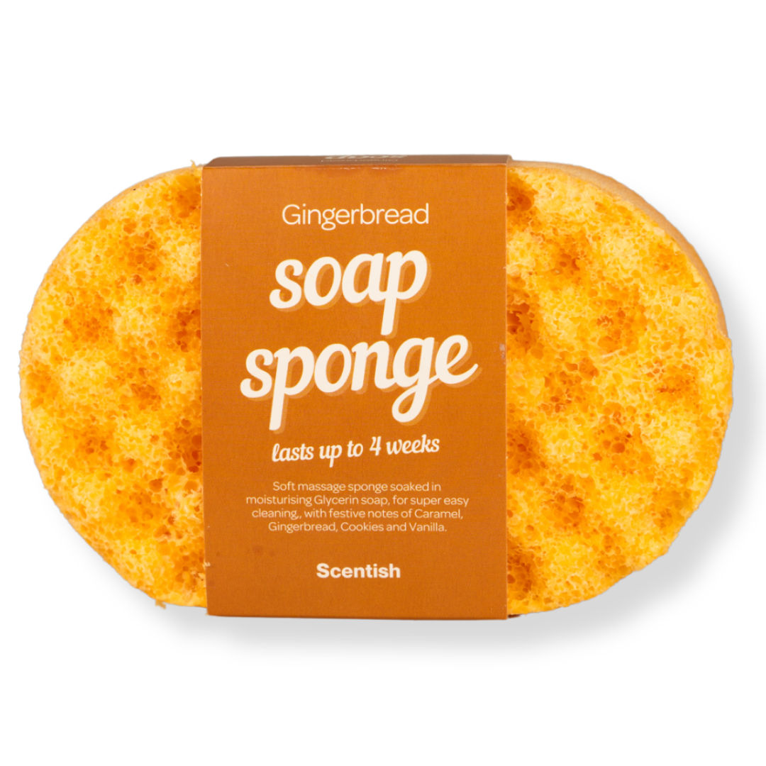 Gingerbread Soap Sponge