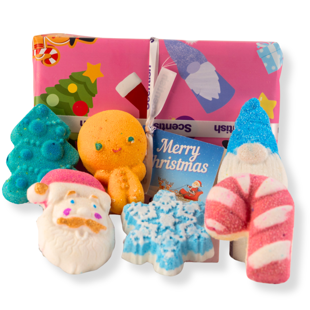 Christmas Shaped Bath Bomb Gift Set