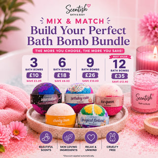 12 For £35 On Round Bath Bombs