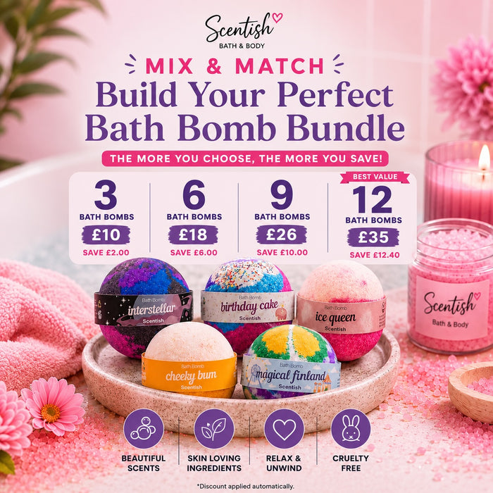 12 For £35 On Round Bath Bombs