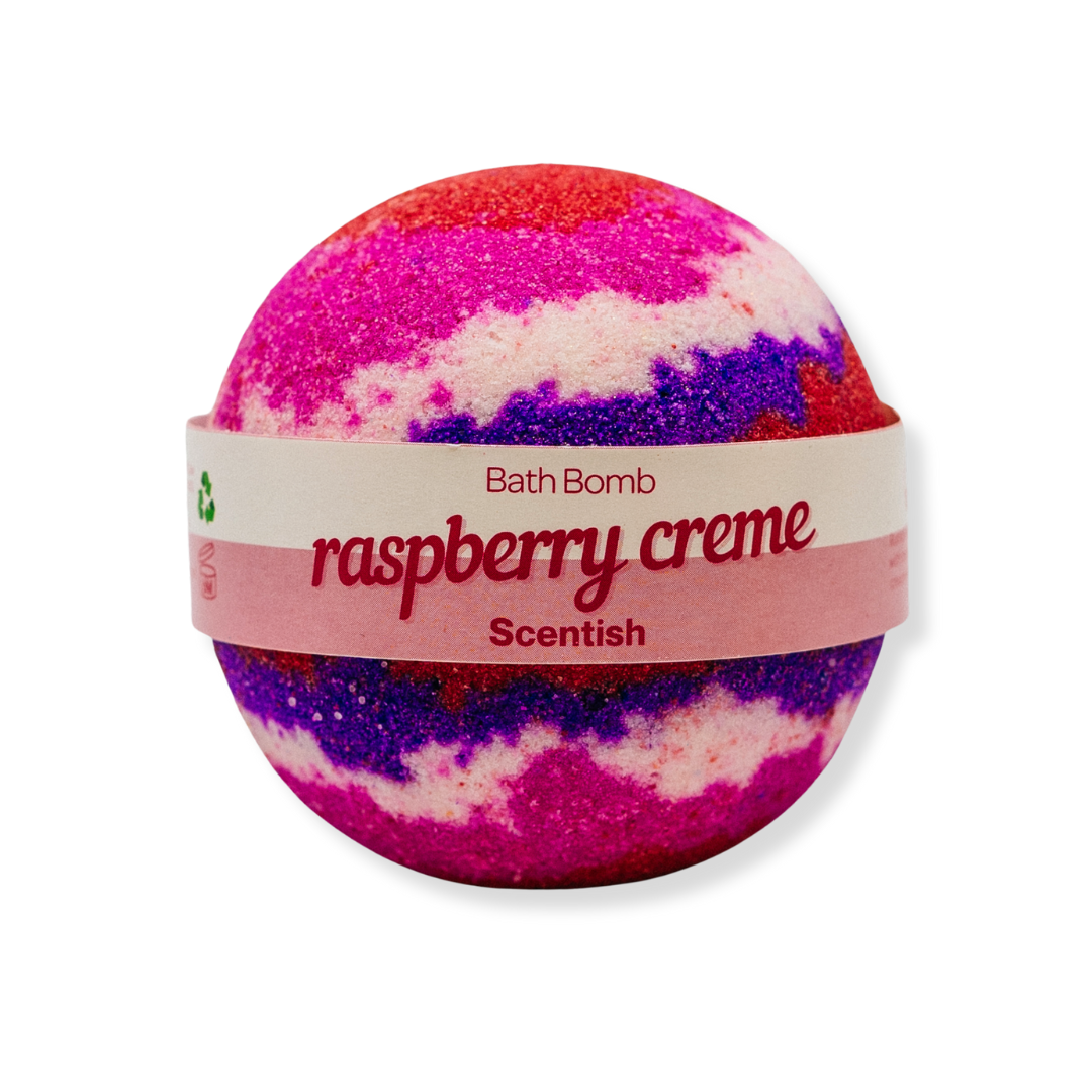 Raspberry Creme Bath Bomb