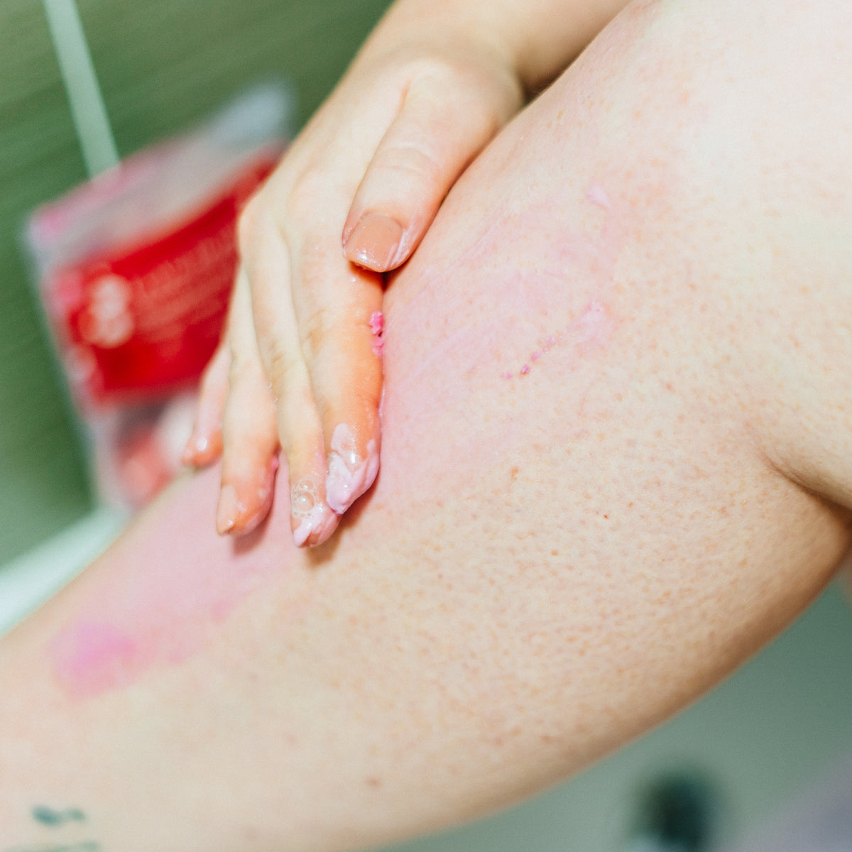 Raspberry Creme Whipped Soap
