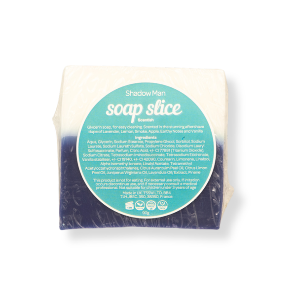 Shadow Man Soap Slice