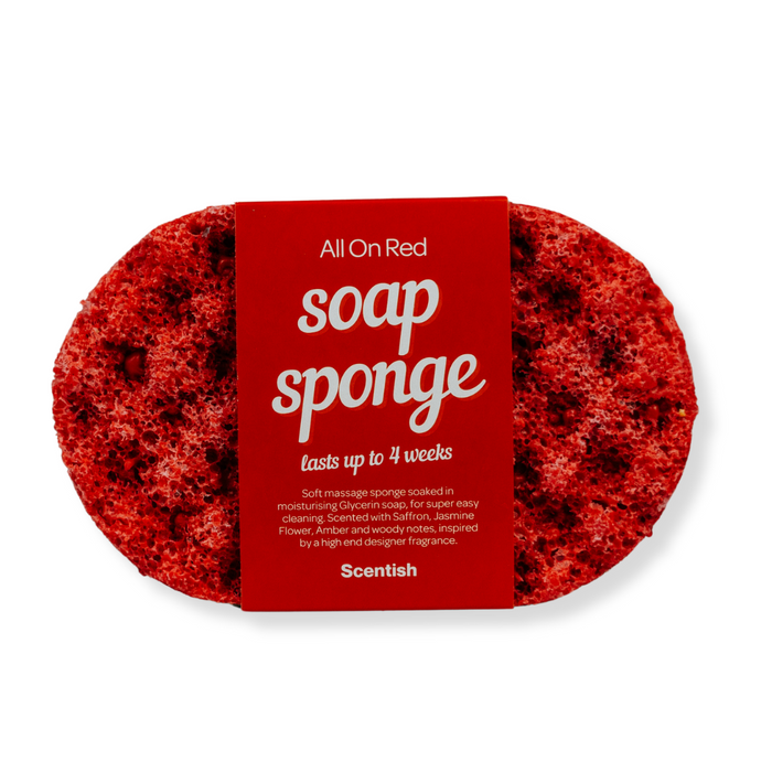 All On Red Soap Sponge