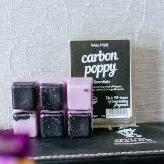 Carbon Poppy Wax Melt