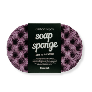 Carbon Poppy Soap Sponge