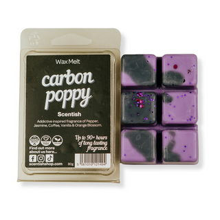 Carbon Poppy Wax Melt