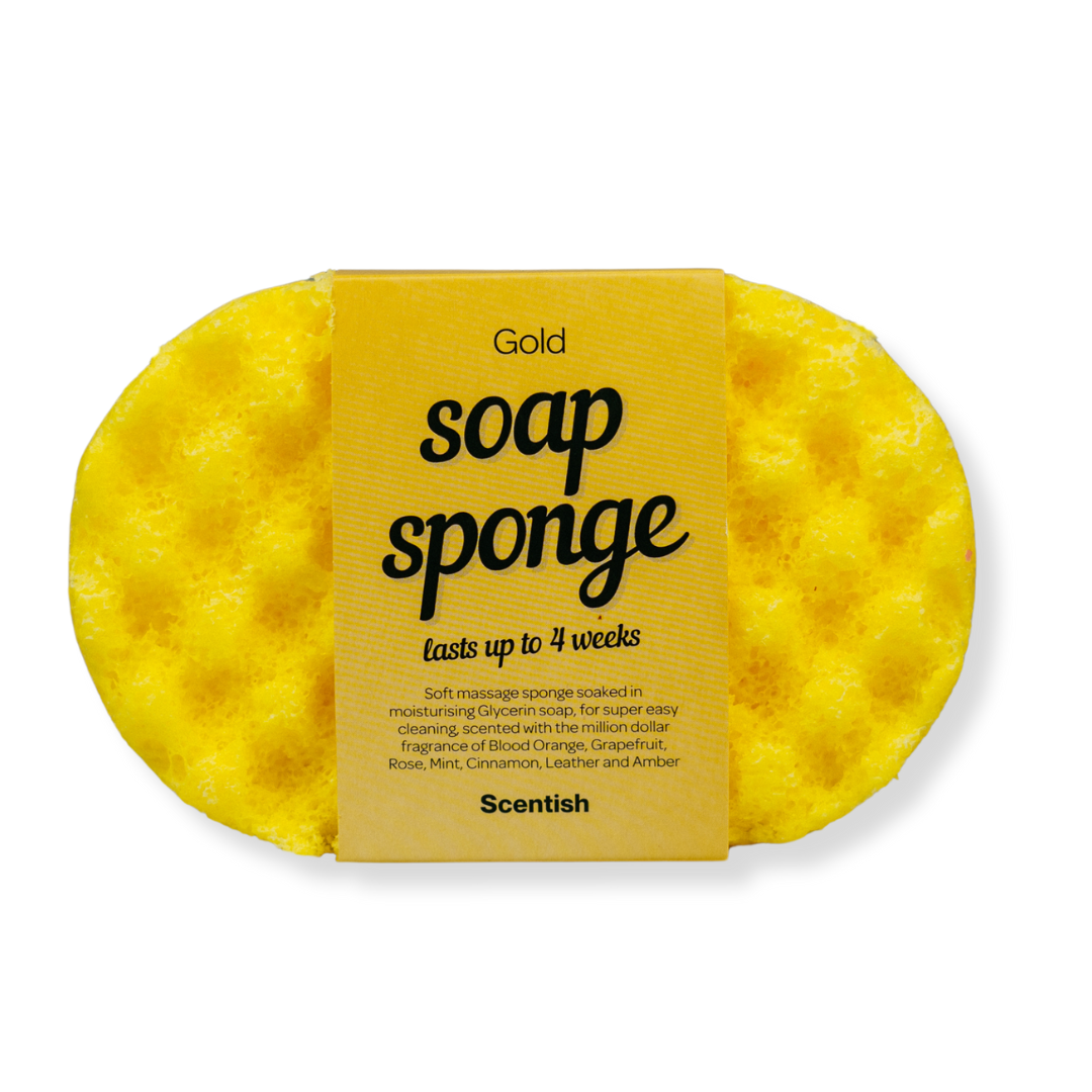 Gold Soap Sponge