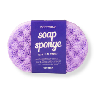 Violet Wave Soap Sponge